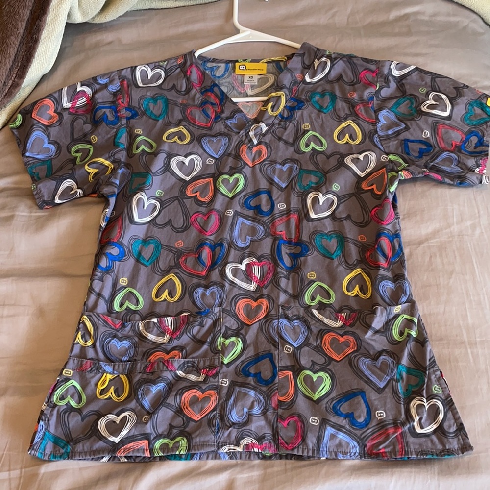 Wonderwink Heart Scrub top